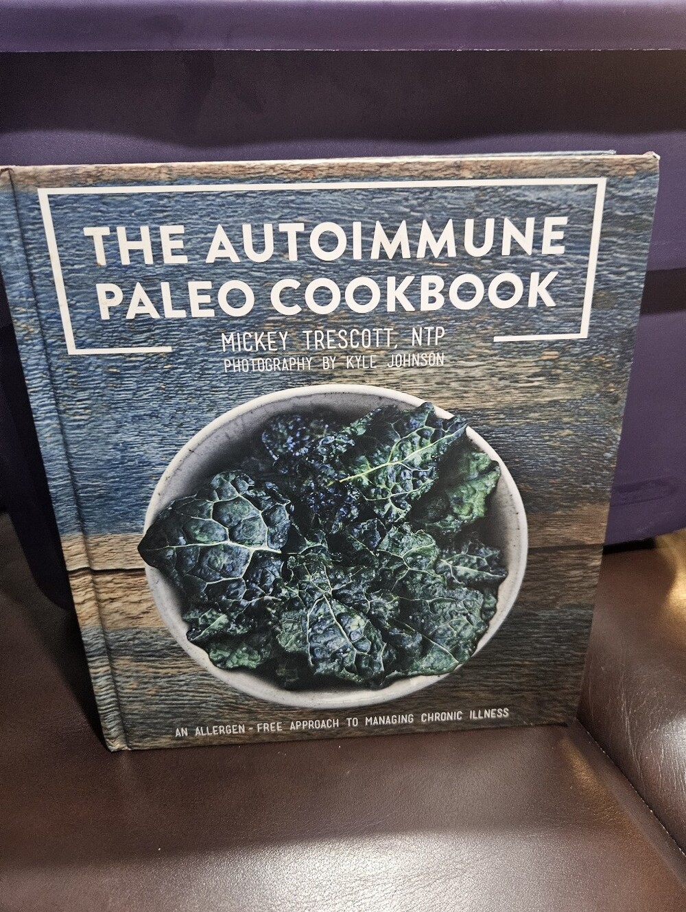 The Autoimmune Paleo Cookbook - Teal and Blue Back Cover